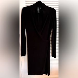 Norma Kamali Black Wrap Dress Size Medium and in perfect condition